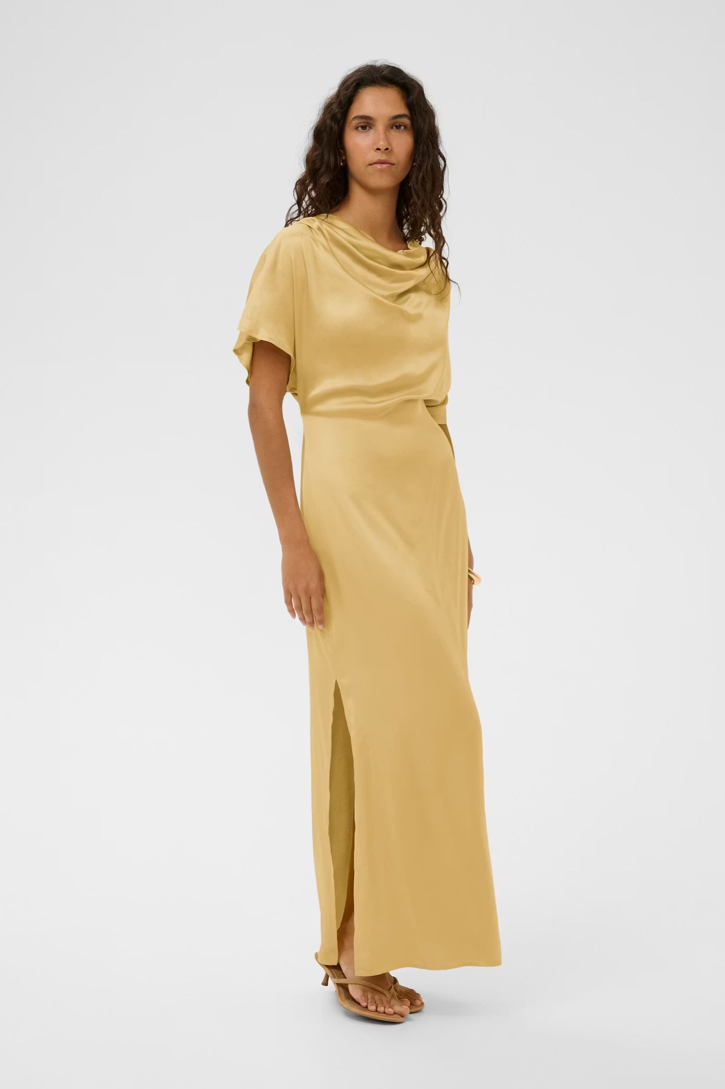 Evilia dress Reed yellow