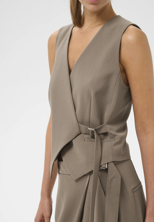 Haisly waistcoat Sandry grey melange