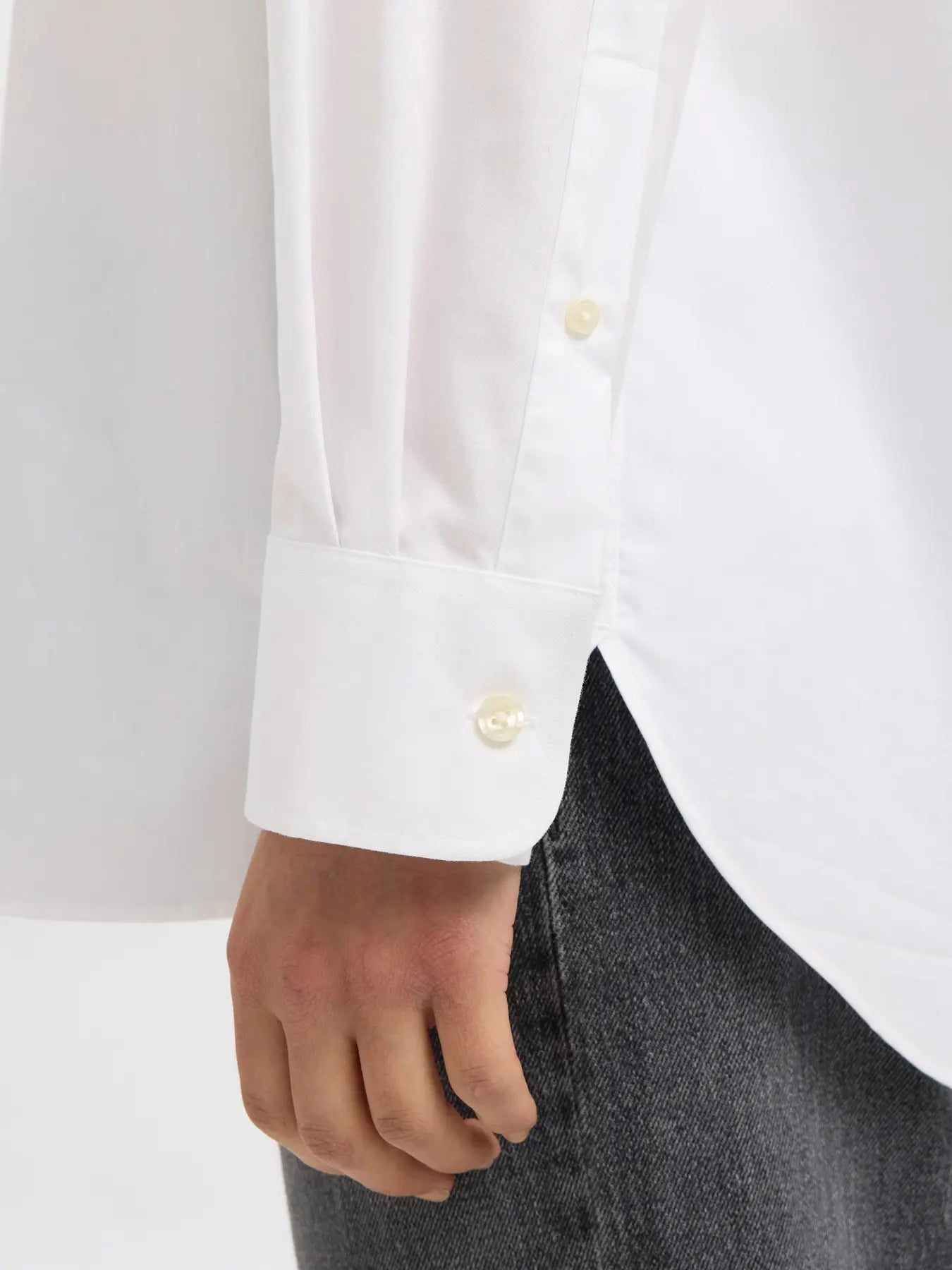 Ester LS oversize shirt NOOS Bright white