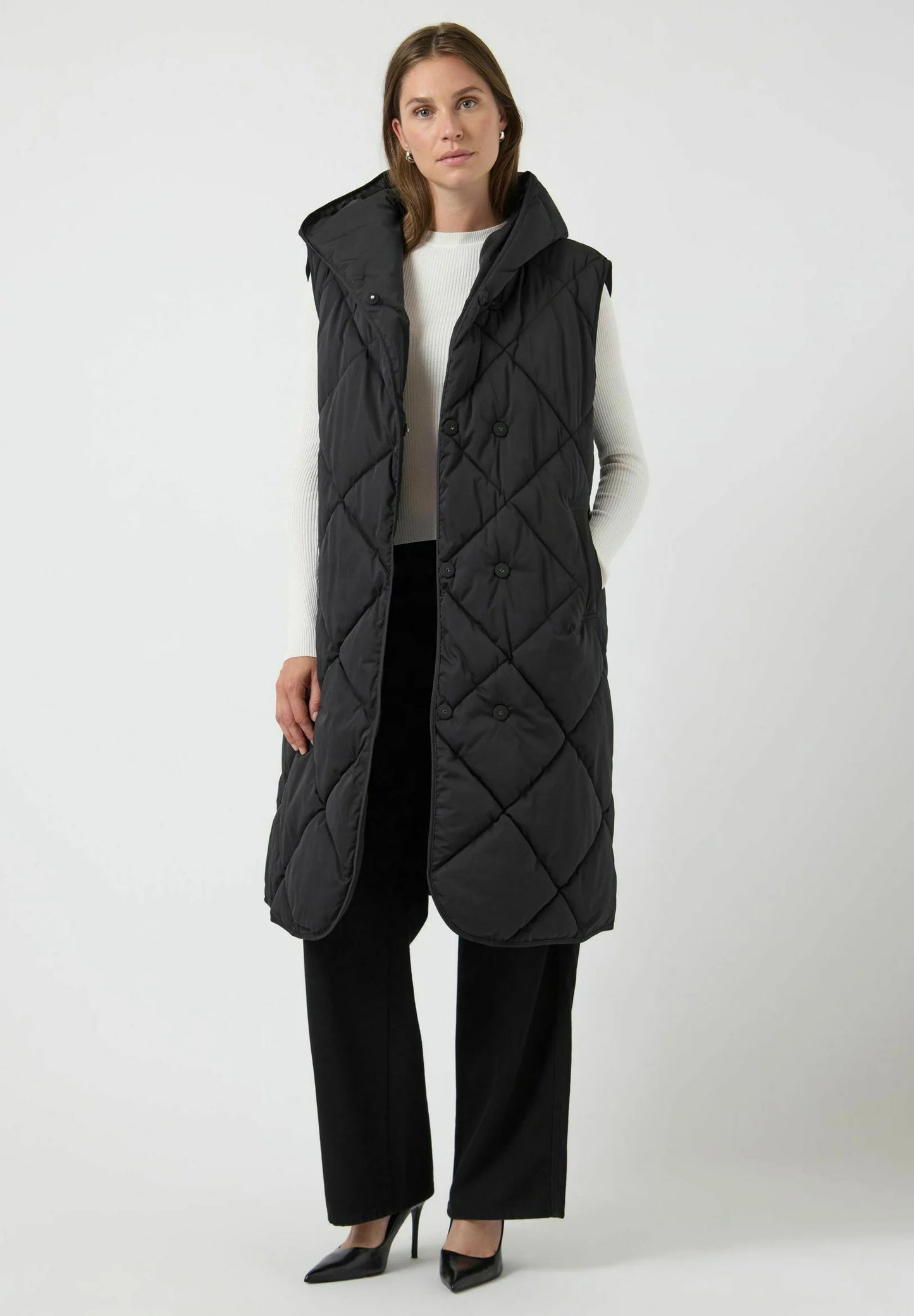 Elura padded vest Black
