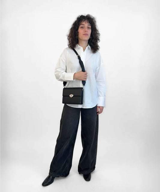 Cayman soft structure bag Black