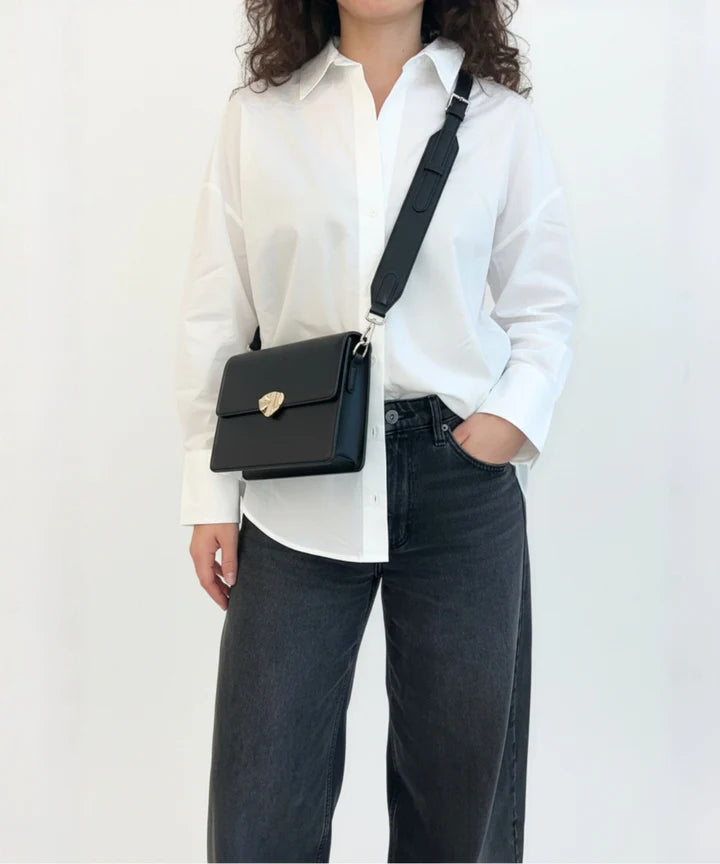 Cayman soft structure bag Black