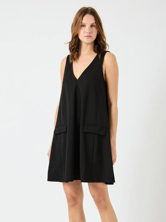 Malea SL wide dress Black