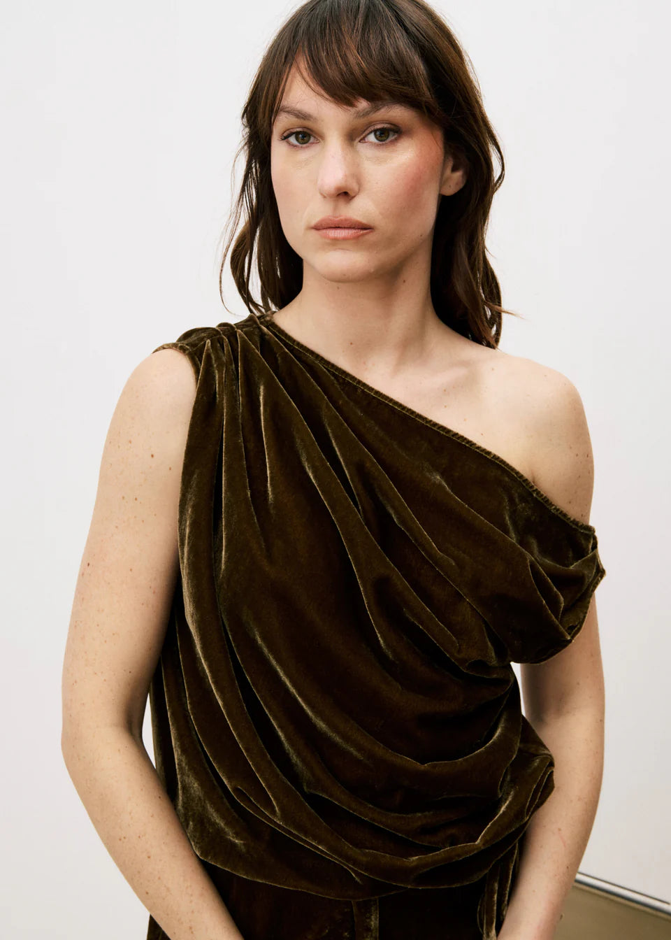 Anita top Marron glace