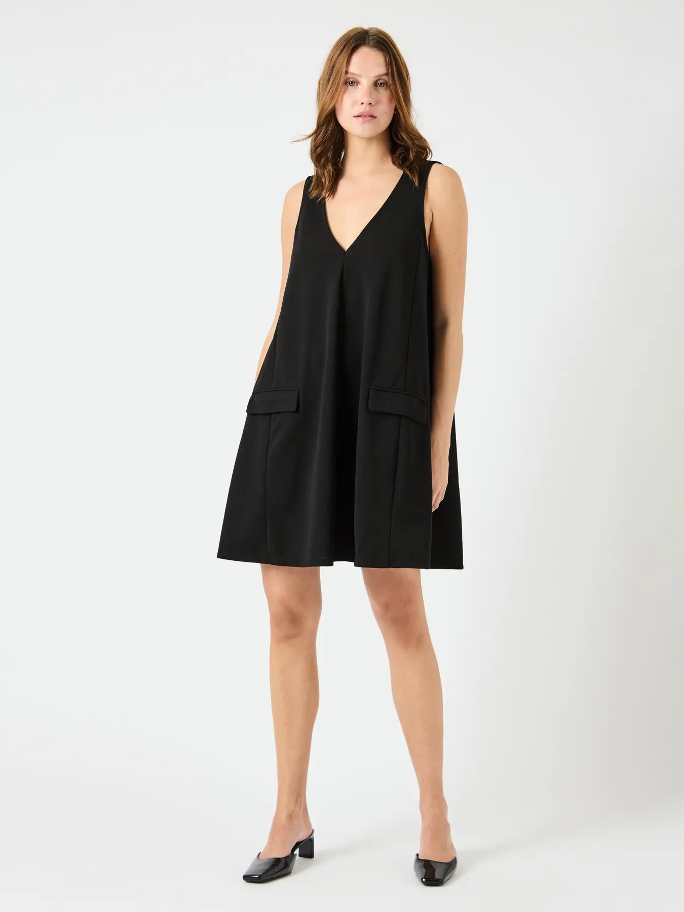 Malea SL wide dress Black