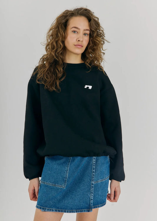 Daphine sweat top Black/ white