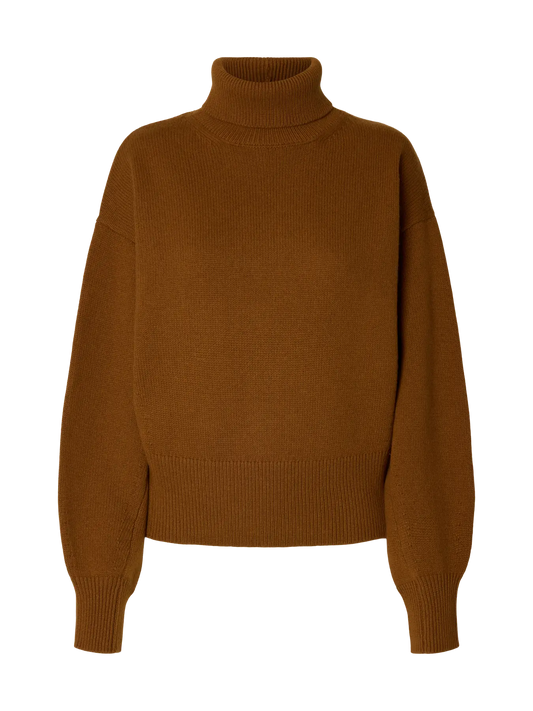 Ellie LS knit roll neck Monks robe
