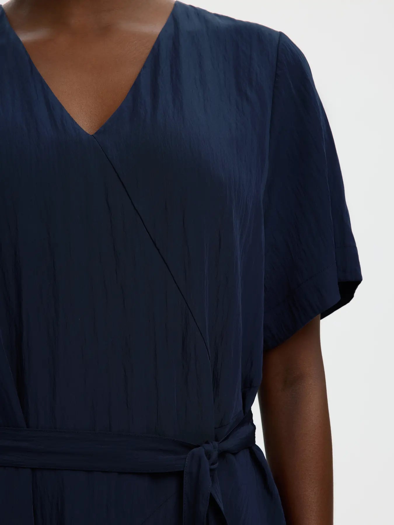 Fiona regular 2/4 ankle dress Dark sapphire