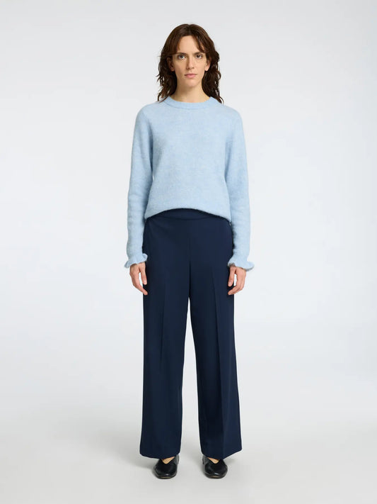 Emma-Tara Wide Pant Dark Sapphire