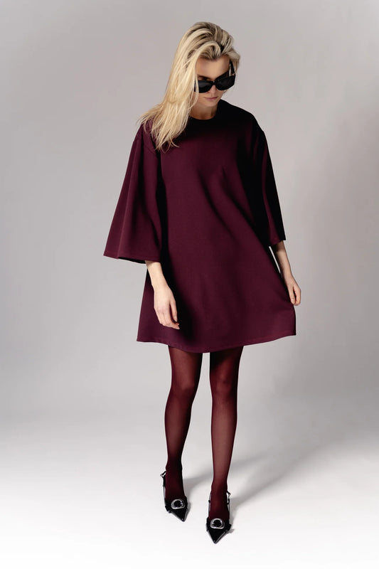 Hailey dress Bordeaux
