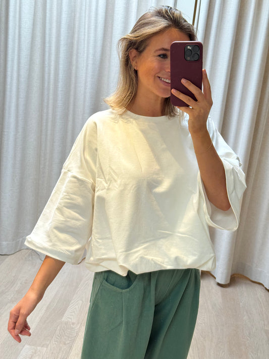 Lamor T-shirt LS Panna