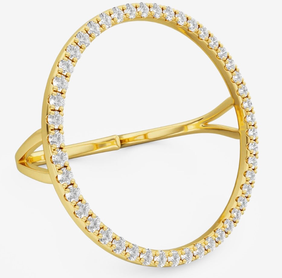 Joy diamond ring Gold diamond