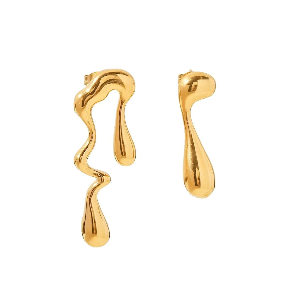 Beyond the limits earrings Gold