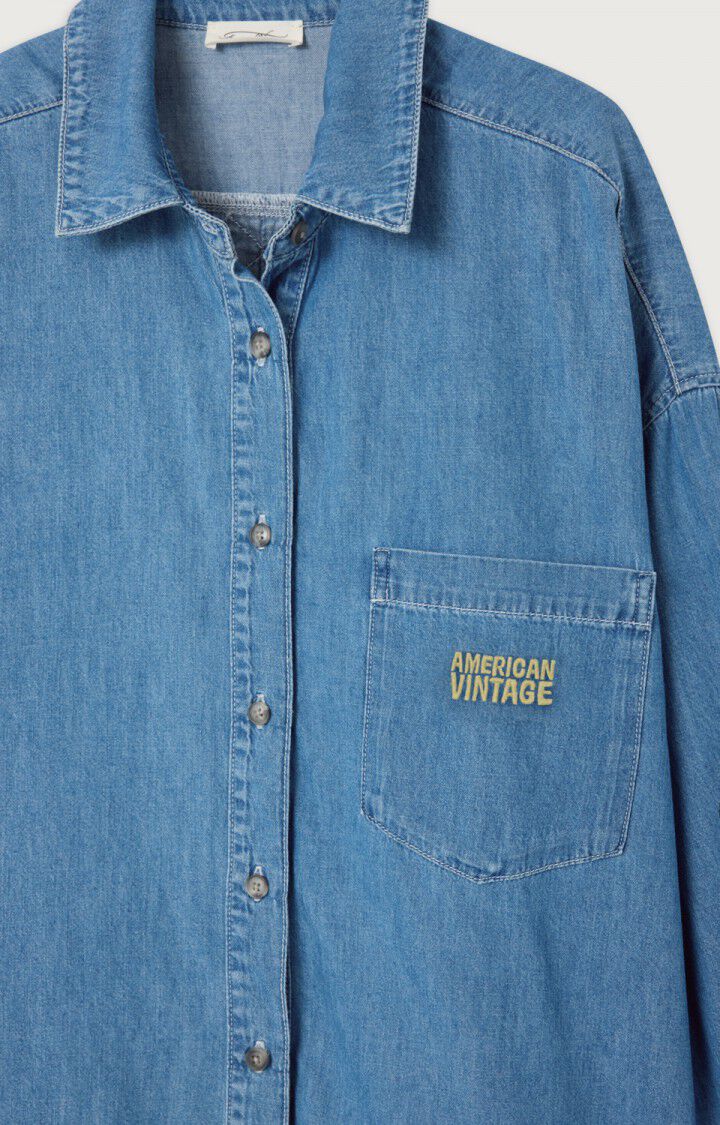 Chemise en jeans logo Medium blue