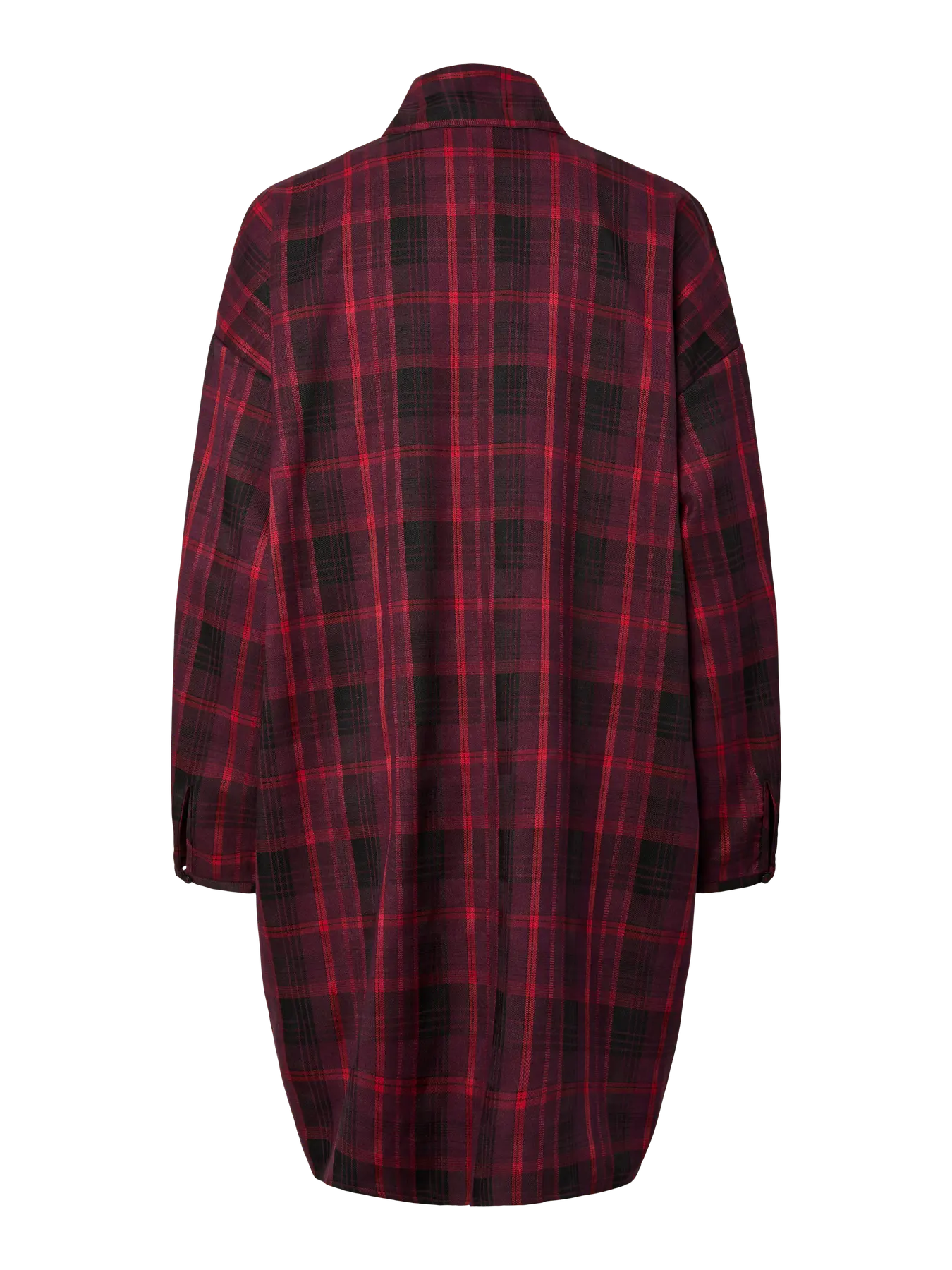 Evelina tie dress Port royale/ Red checks