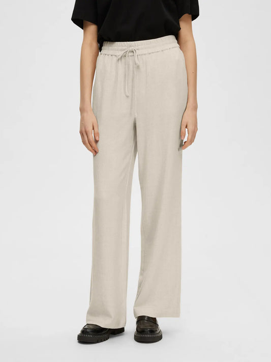 Viva-Gulia HW long sun pants Sandshell
