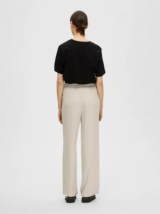 Viva-Gulia HW long sun pants Sandshell