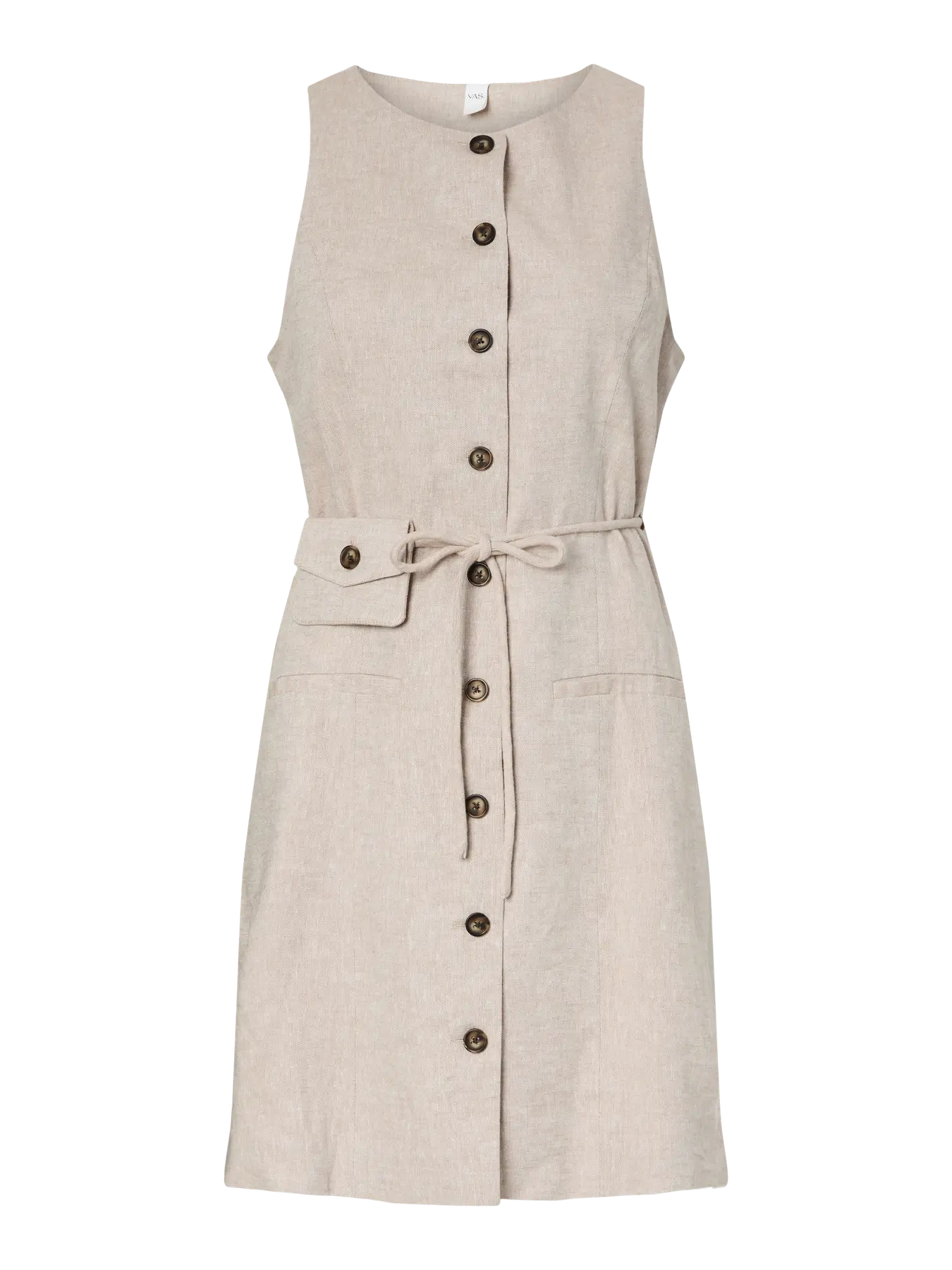 Usuma SL linen blend dress White pepper