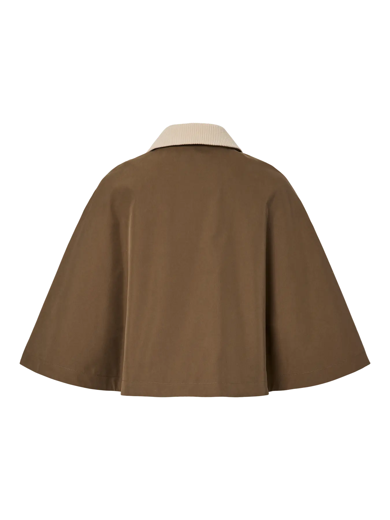 Maloma short trench cape Shitake
