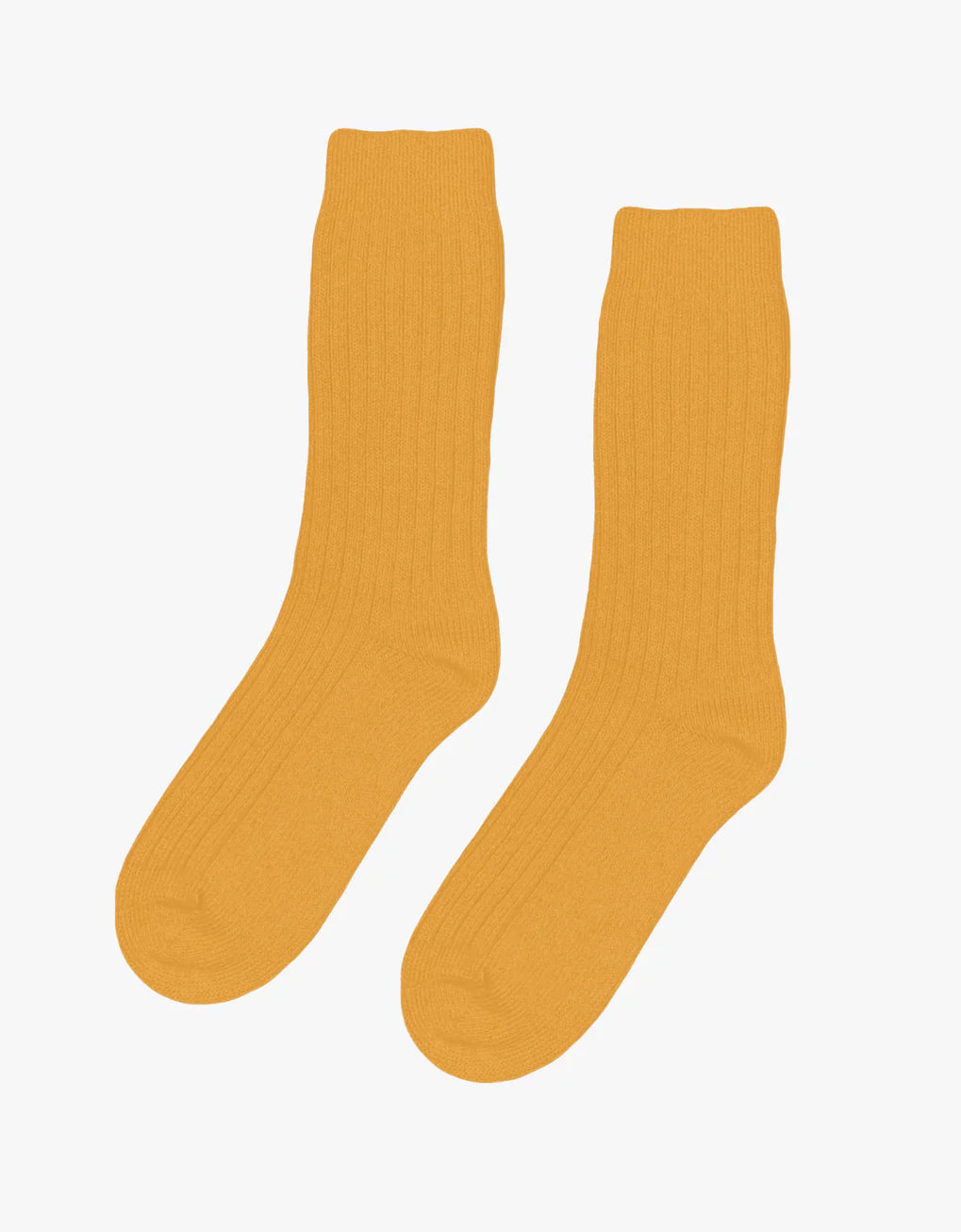 Merino Wool Blend Sock Burned Yellow