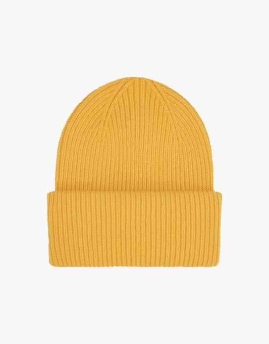 Merono Wool Hat Burned Yellow