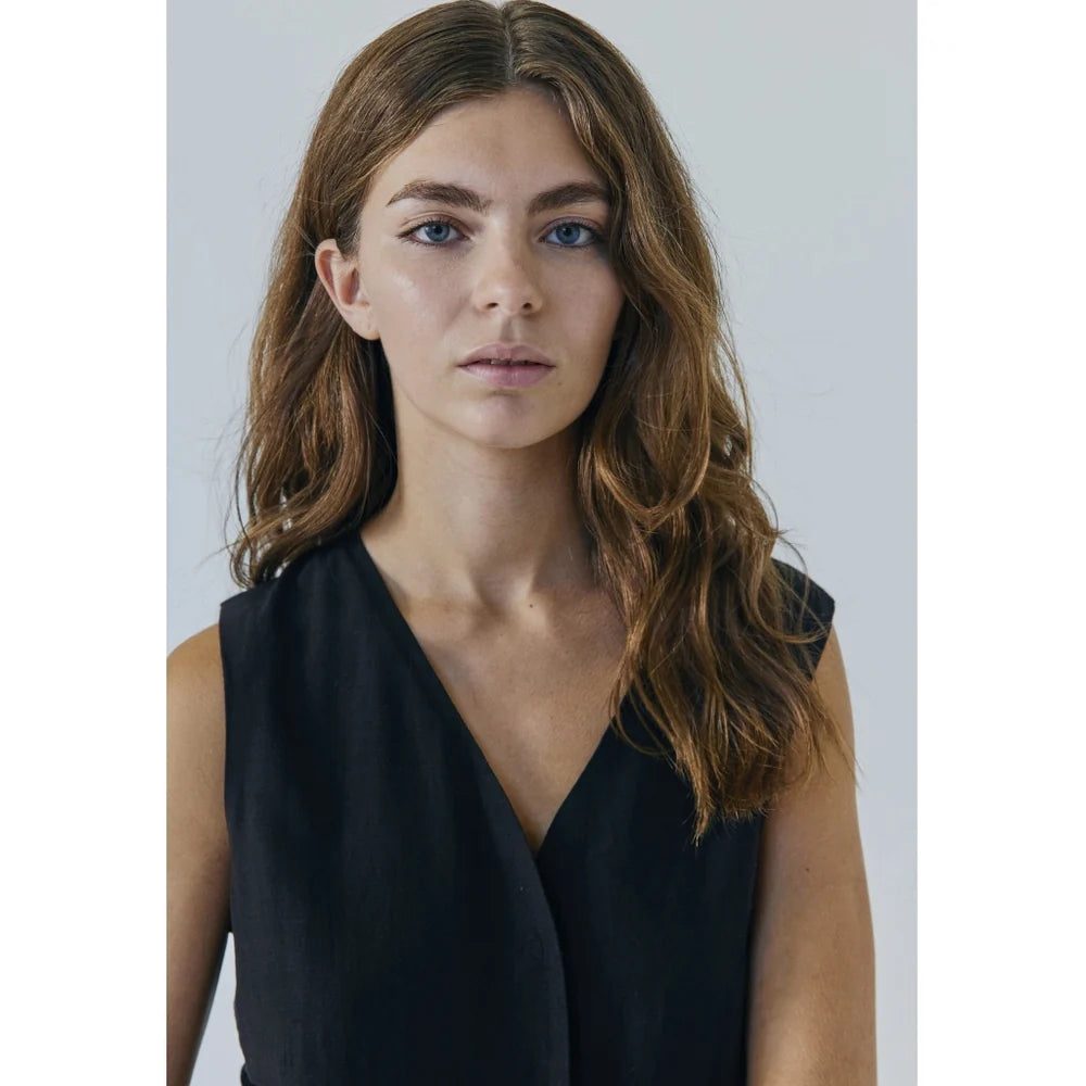 Minna waistcoat Black