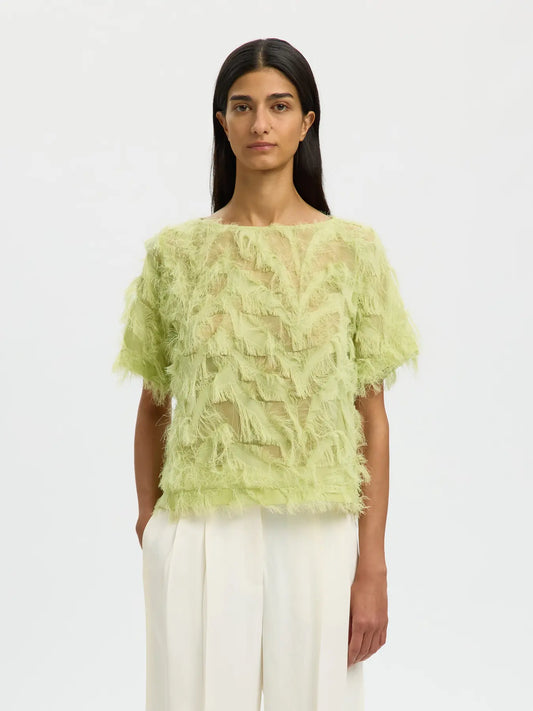 Myline SS boat neck top Lint