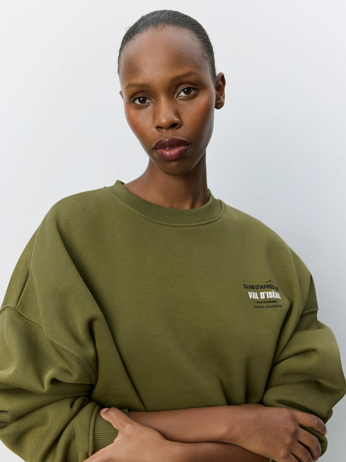 Paro oversize sweatshirt Olive green
