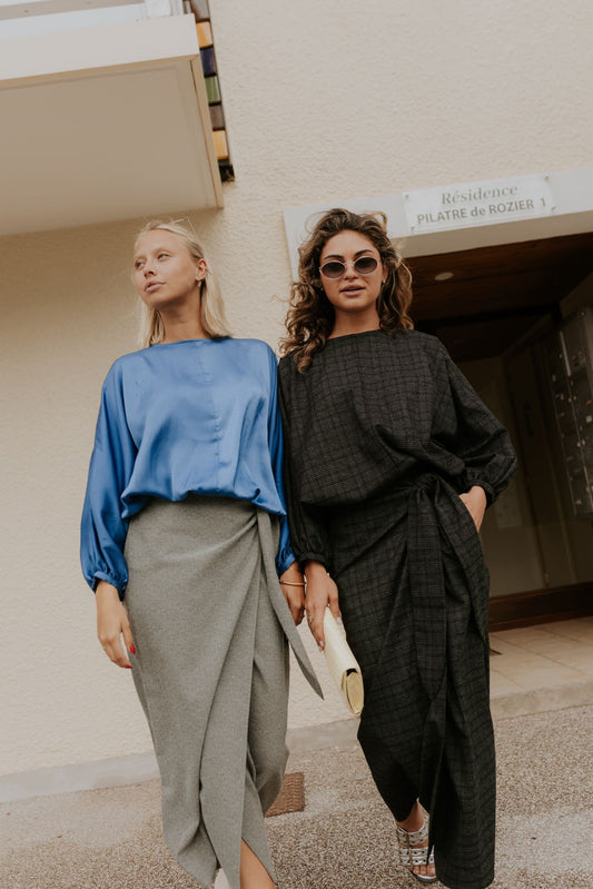 Blouse Zoë Blauw