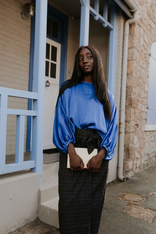 Blouse Zoë Blauw