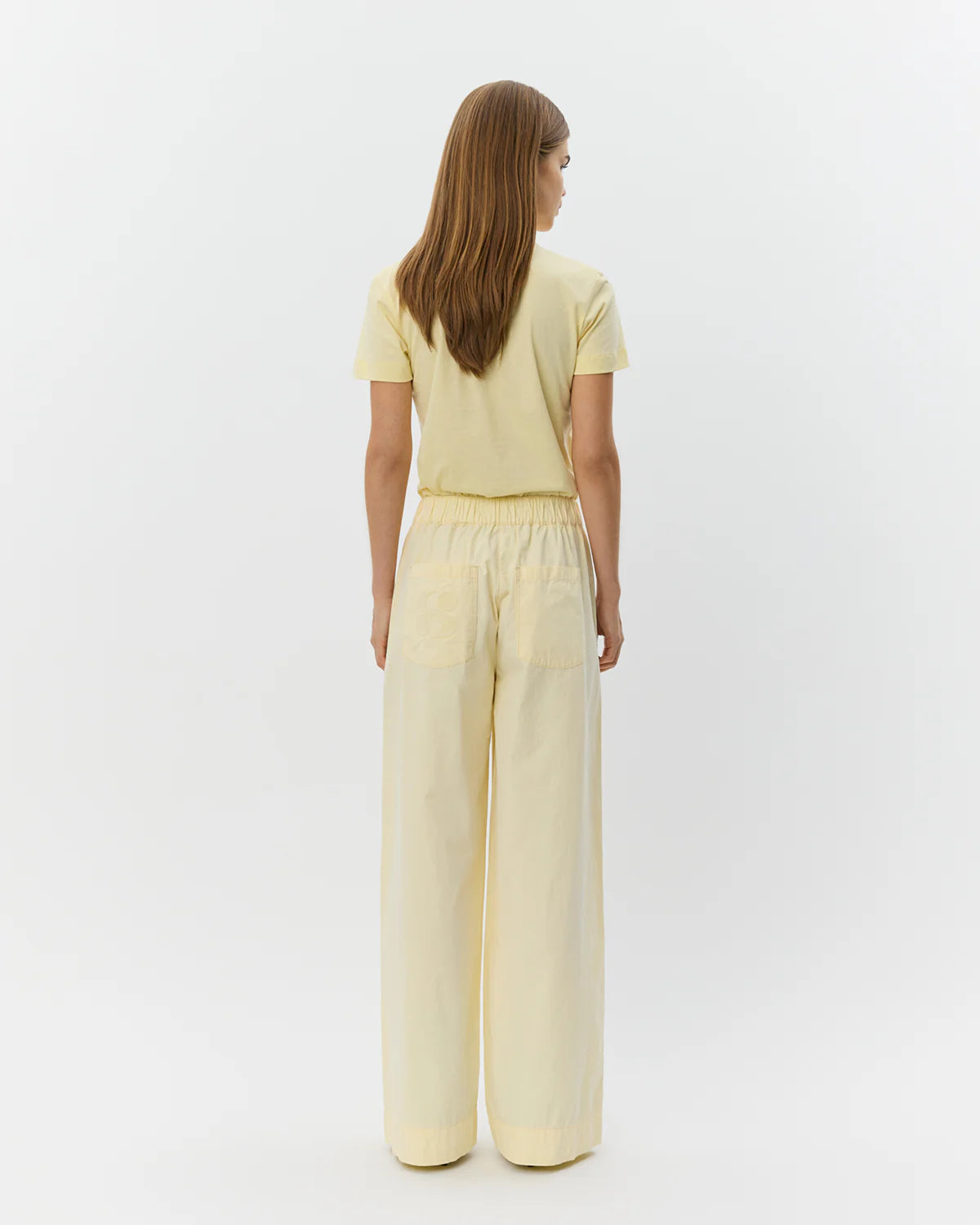 Reine wide leg trousers Light yellow