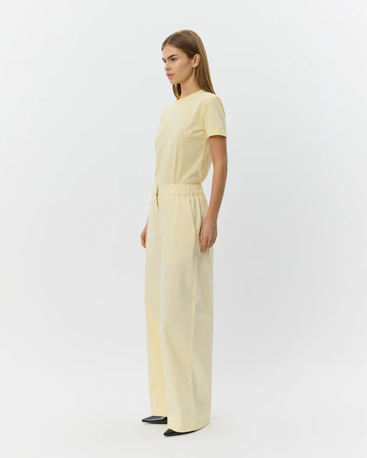 Reine wide leg trousers Light yellow