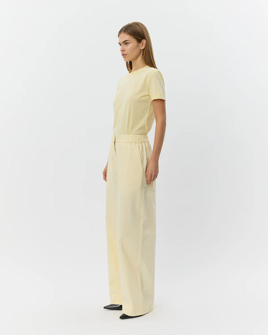Reine wide leg trousers Light yellow