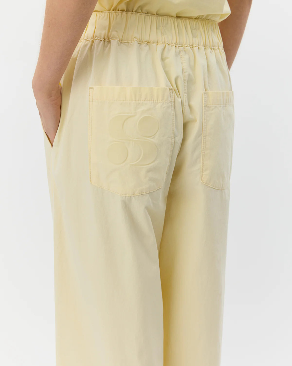 Reine wide leg trousers Light yellow