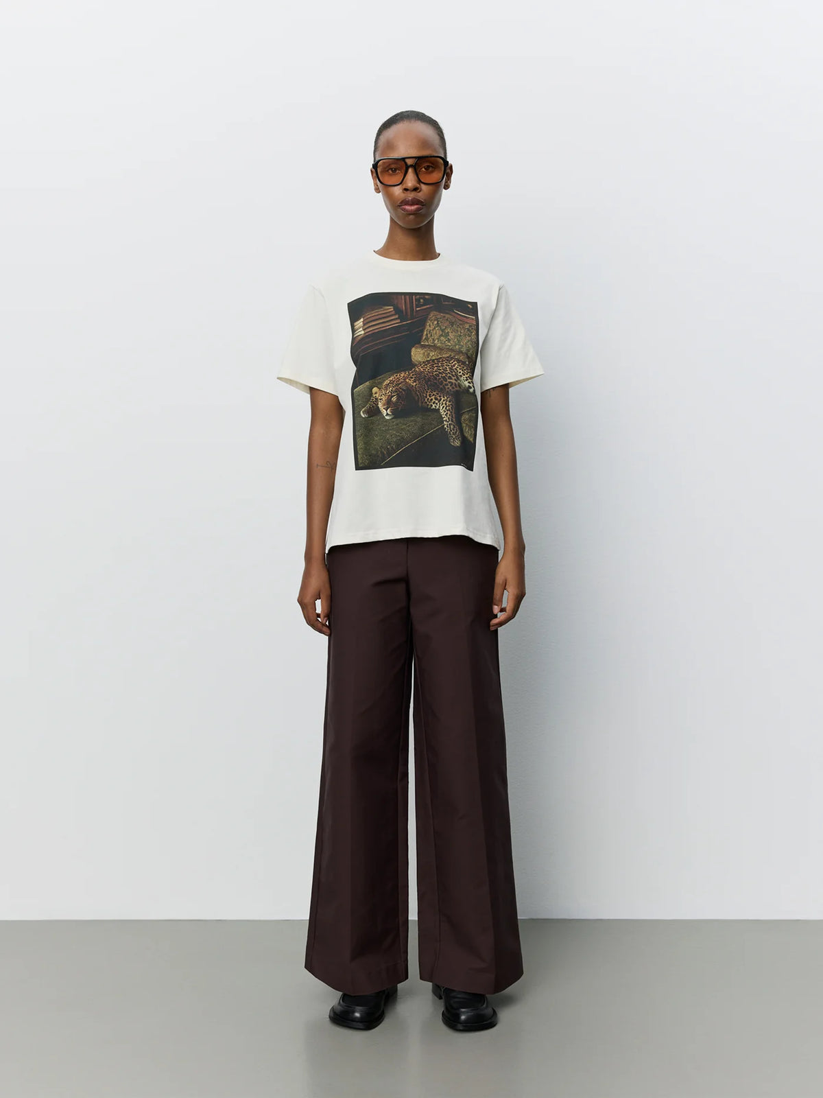 River boxy T-shirt Off white