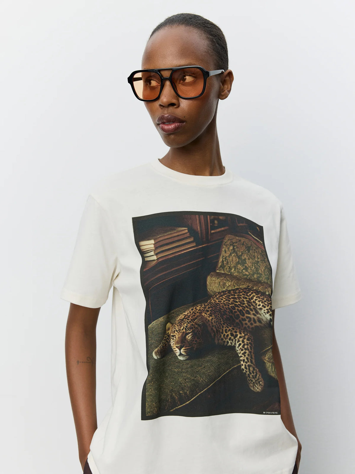 River boxy T-shirt Off white