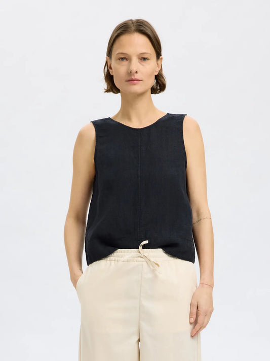 Linna top Black