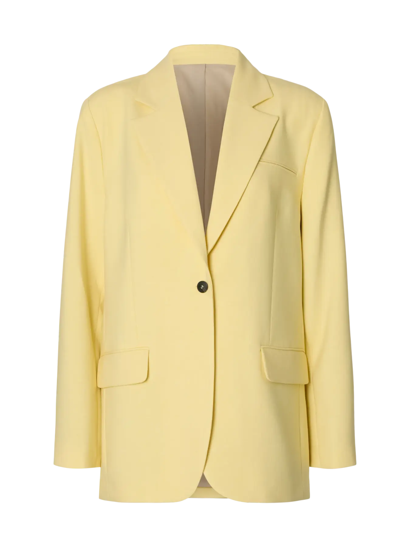 Rita oversized blazer Italian straw/ melange
