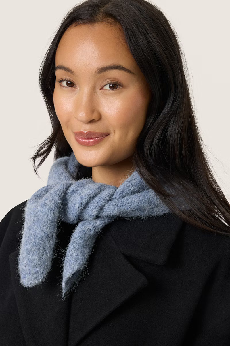 Pleoni scarf Bijou blue melange