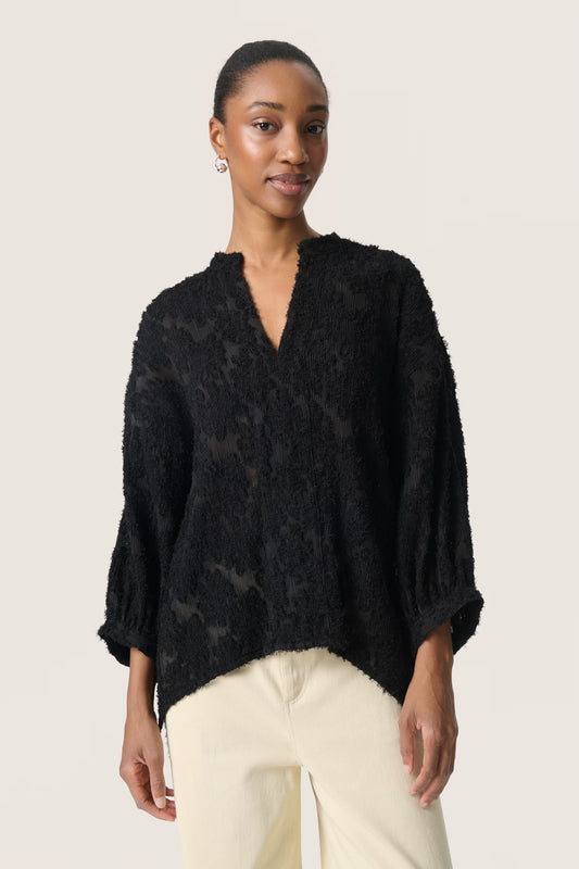 Raye amily blouse 3/4 Black