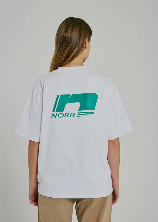 Sanda Tee Light blue/Green