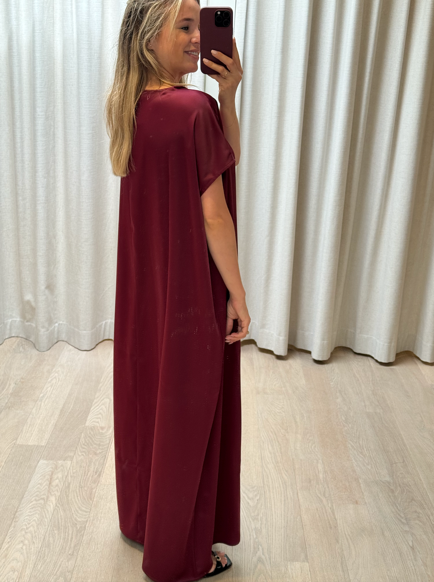 Kaftan Dress Bordeaux