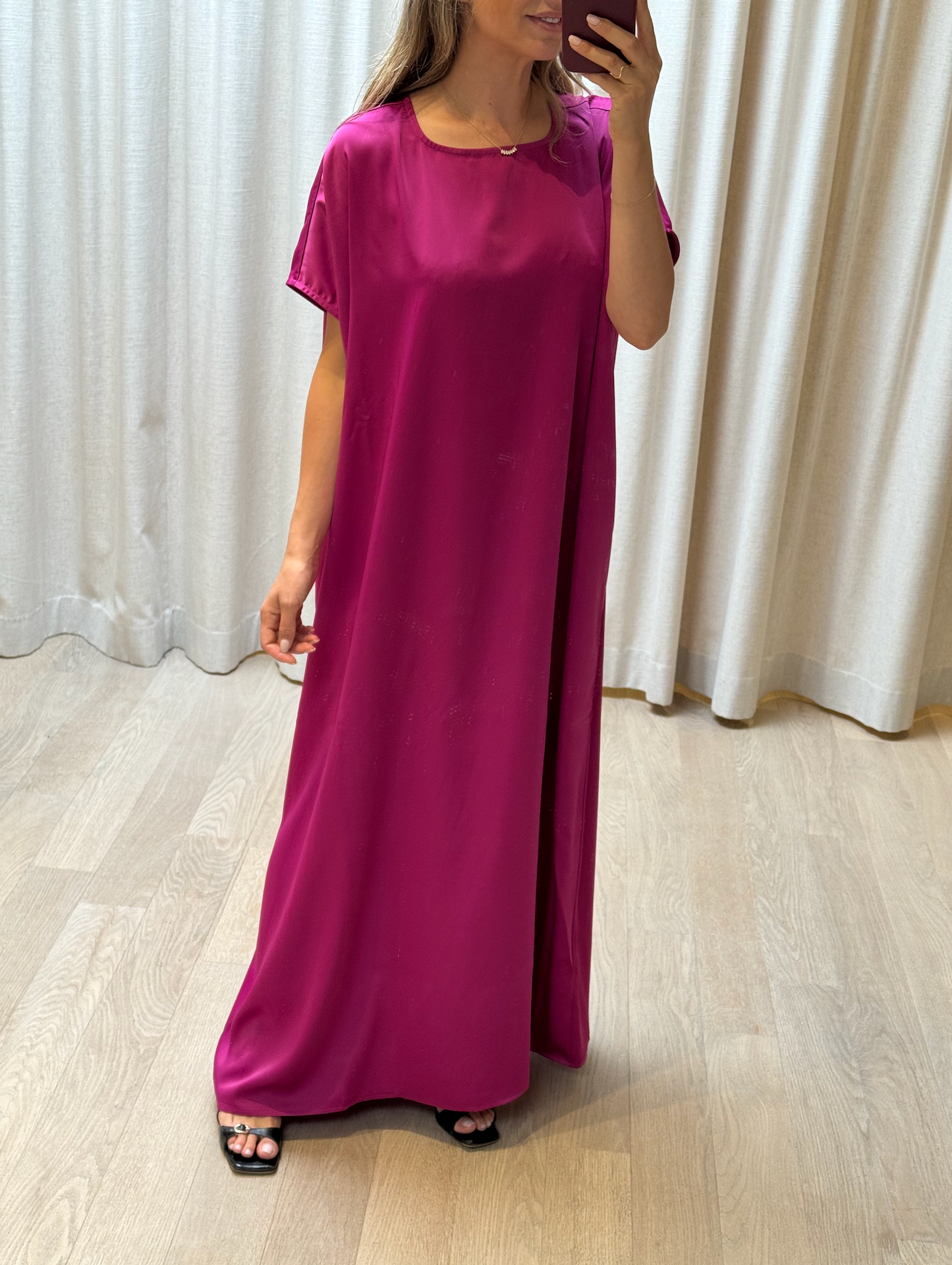 Kaftan Dress Magenta