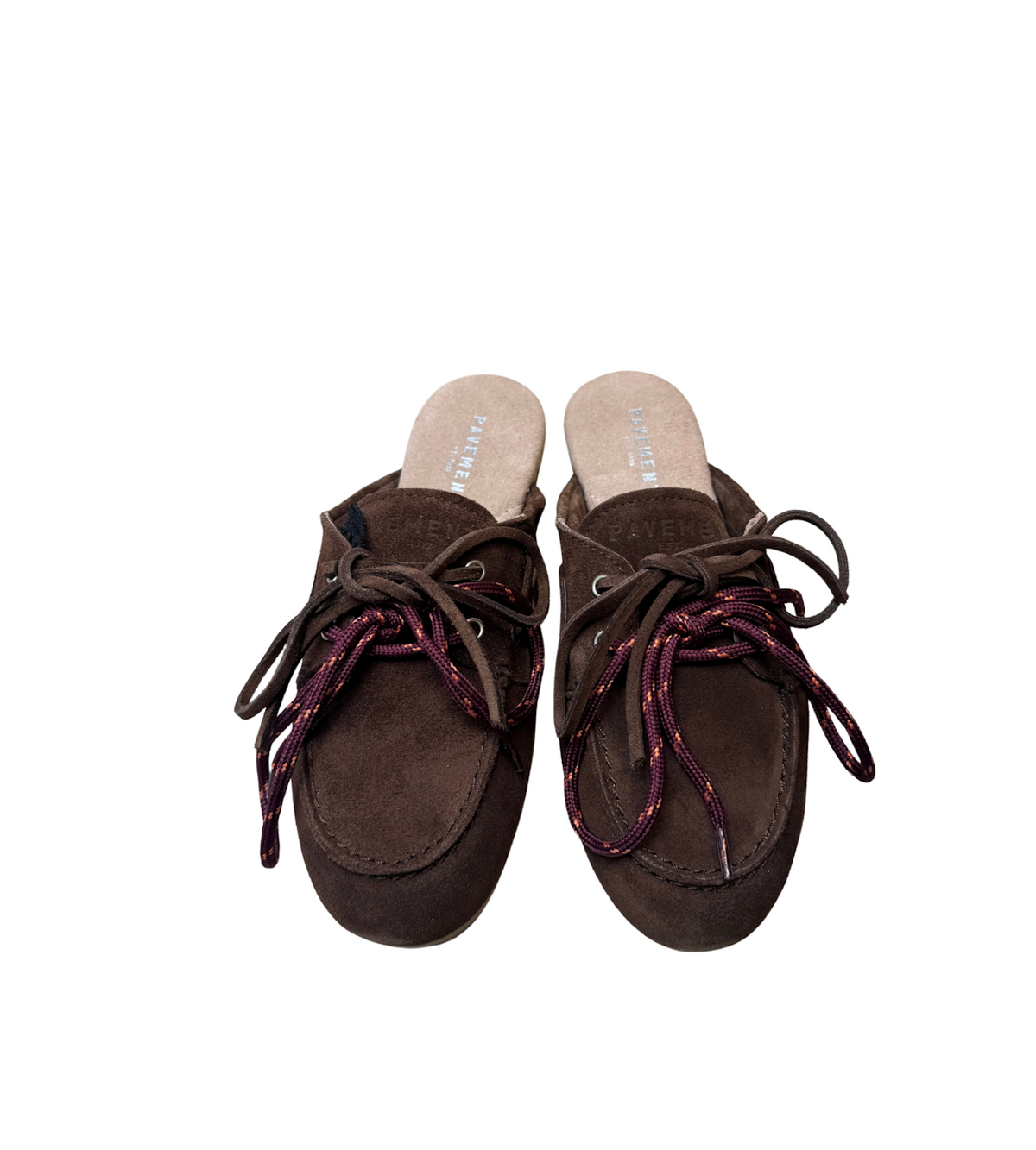 Yasma lace Brown suede