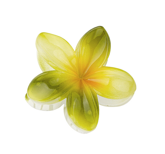 Hawai flower clip Green