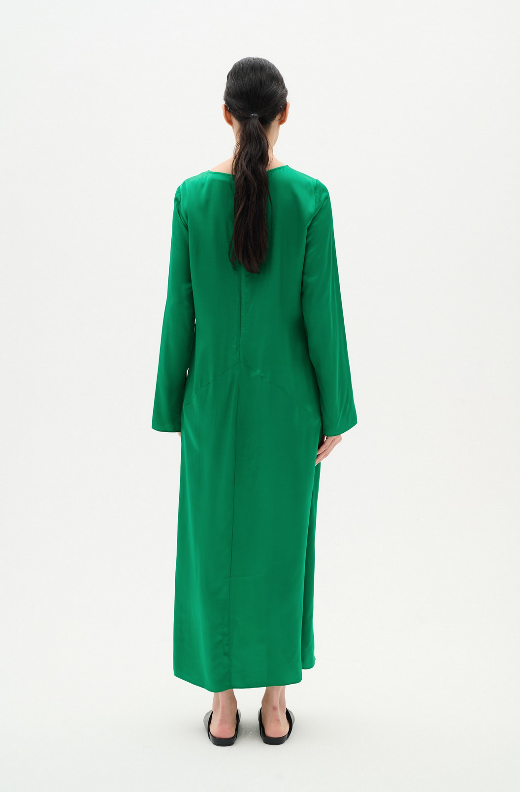 Cass dress Kale green