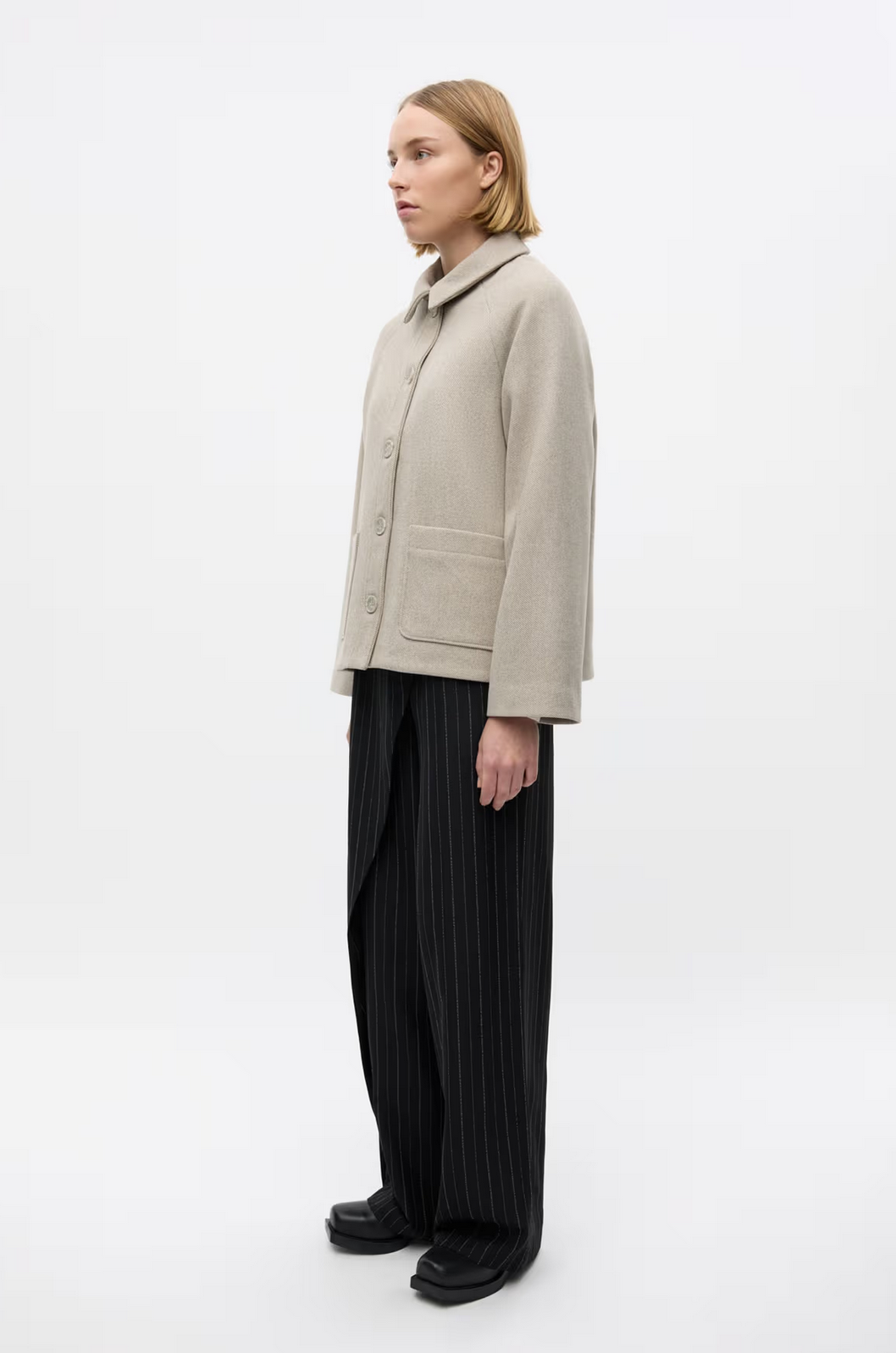 Kate Short Jacket Oatmeal