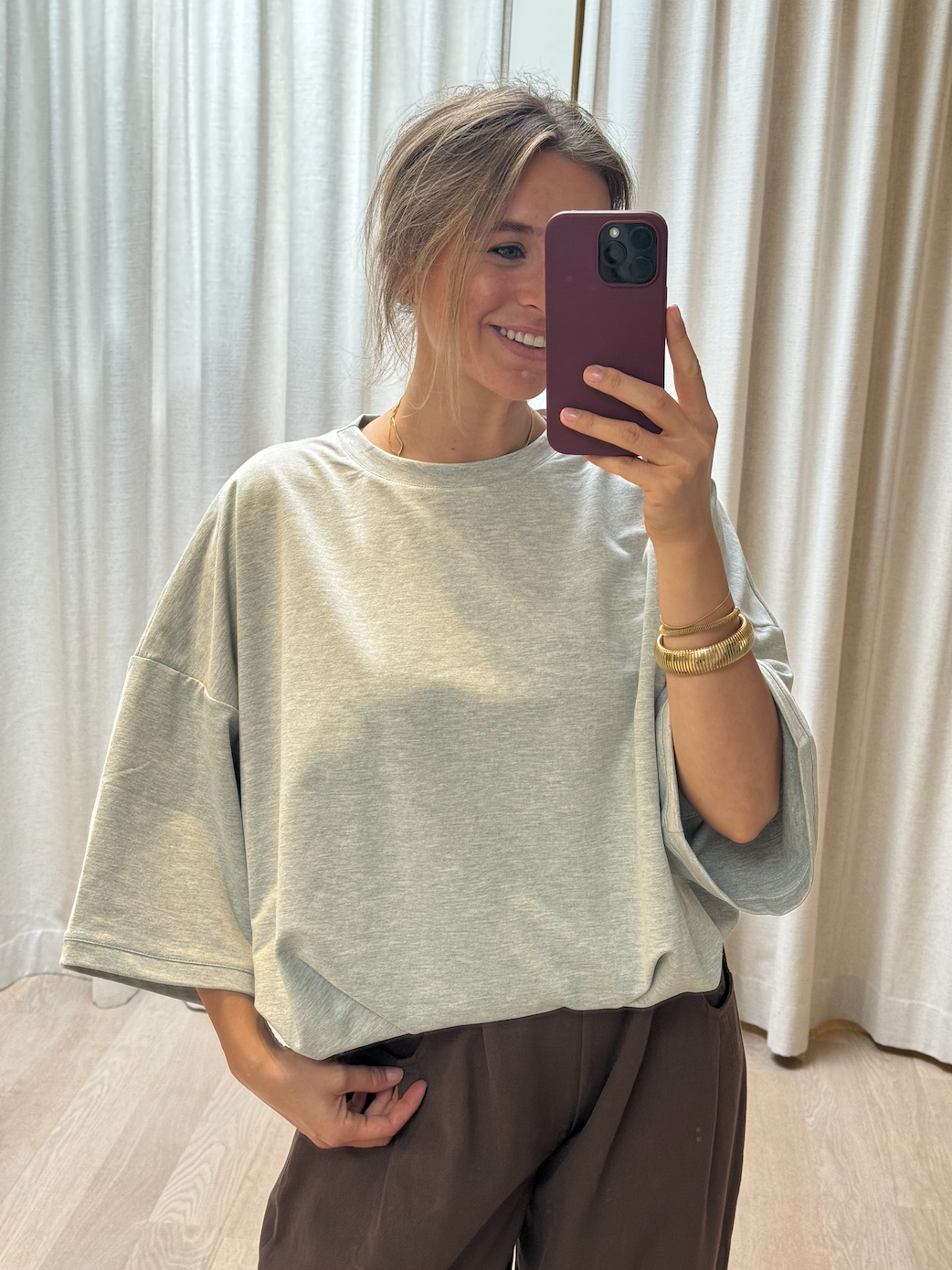 Lamor T-shirt LS Grey
