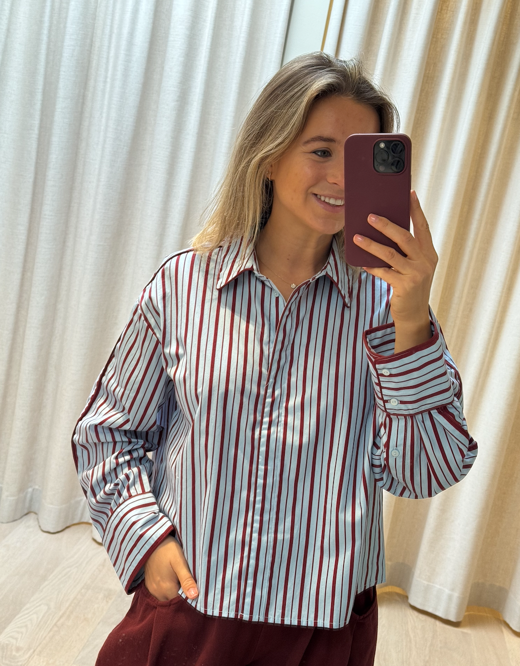Lee LS piping shirt Sky way