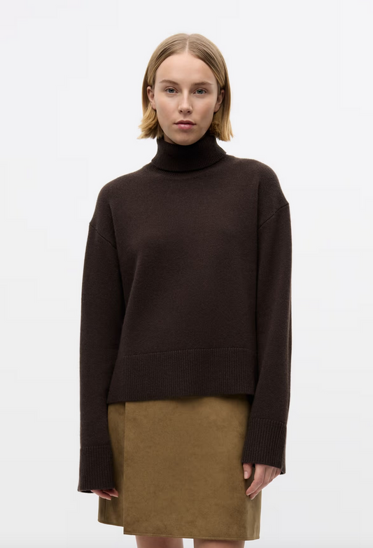 Elise LS knit Chocolate torte